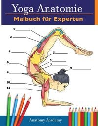 Produktbild: Yoga-Anatomie-Malbuch f&uuml;r Experten