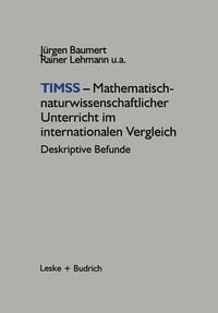 Produktbild: TIMSS - Mathematisch-naturwissenschaftlicher Unterricht im internationalen Vergleich