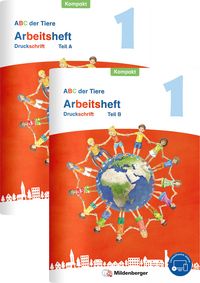 Produktbild: ABC der Tiere 1 Neubearbeitung &ndash; Arbeitsheft Druckschrift Kompakt, Teil A und B