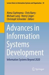 Produktbild: Advances in Information Systems Development