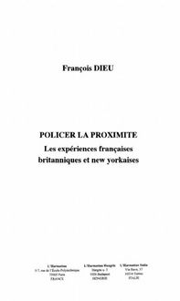 Produktbild: Policier la proximite
