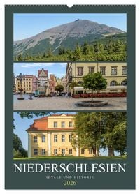 Produktbild: NIEDERSCHLESIEN Idylle und Historie (Wandkalender 2026 DIN A2 hoch), CALVENDO Monatskalender