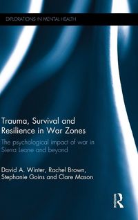Produktbild: Trauma, Survival and Resilience in War Zones