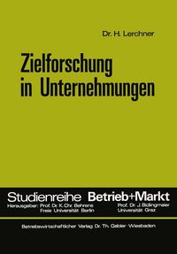Produktbild: Zielforschung in Unternehmungen