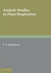 Produktbild: Analytic Studies in Plant Respiration
