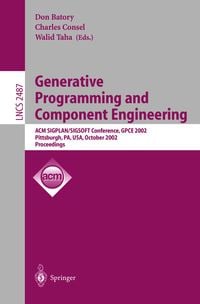 Produktbild: Generative Programming and Component Engineering