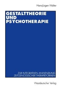 Produktbild: Gestalttheorie und Psychotherapie