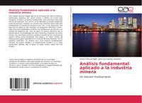Produktbild: An&aacute;lisis fundamental aplicado a la industria minera
