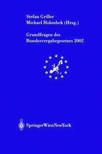Produktbild: Grundfragen des Bundesvergabegesetzes 2002