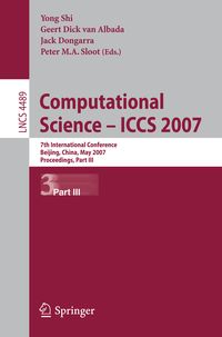 Produktbild: Computational Science - ICCS 2007