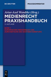 Bild vom Artikel Medienrecht / Europäisches Medienrecht und Durchsetzung des geistigen Eigentums vom Autor 