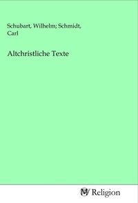Produktbild: Altchristliche Texte
