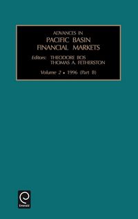 Produktbild: Advances in Pacific Basin Financial Markets