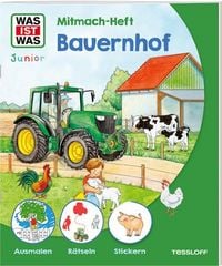 Produktbild: WAS IST WAS Junior Mitmach-Heft Bauernhof