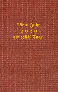 Produktbild: Kalenderbuch 2020