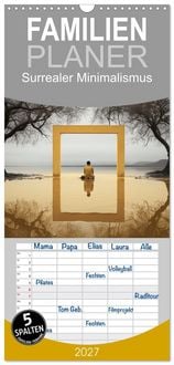 Produktbild: Familienplaner 2027 - Surrealer Minimalismus mit 5 Spalten (Wandkalender, 21 x 45 cm) CALVENDO