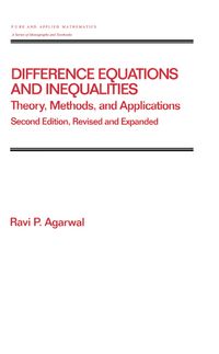 Produktbild: Difference Equations and Inequalities
