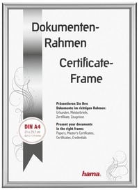 Produktbild: Hama 00063770 Bilder Wechselrahmen (B x H x T) 220 x 310 x 25mm Silber