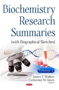 Produktbild: Biochemistry Research Summaries (with Biographical Sketches)