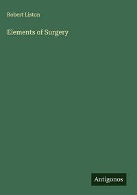 Produktbild: Elements of Surgery