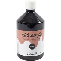 Produktbild: Creativ Company Acrylfarbe Gl&auml;nzend, Schwarz, 500 ml/ 1 Fl.