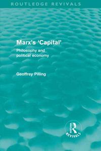 Produktbild: Pilling, G: Marx's 'Capital'