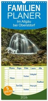 Produktbild: Familienplaner 2026 - Im Allg&auml;u bei Oberstdorf mit 5 Spalten (Wandkalender, 21 x 45 cm) CALVENDO