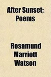 Produktbild: After Sunset; Poems