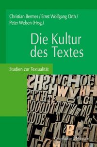 Produktbild: Die Kultur des Textes