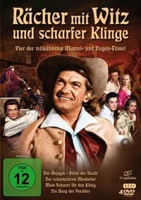 Produktbild: R&auml;cher mit Witz und scharfer Klinge: Vier der tollk&uuml;hnsten Mantel- und Degen-Filme [4 DVDs]