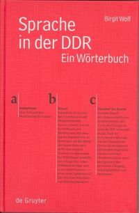 Produktbild: Sprache in der DDR