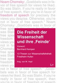Produktbild: Die Freiheit der Wissenschaft und ihre 'Feinde'