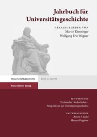 Produktbild: Jahrbuch f&uuml;r Universit&auml;tsgeschichte 23 (2020)