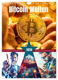 Produktbild: Bitcoin Welten (Wandkalender 2026 DIN A4 hoch), CALVENDO Monatskalender