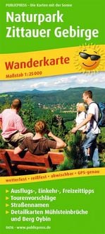 Produktbild: Publicpress Wanderkarte Naturpark Zittauer Gebirge 1:25.000