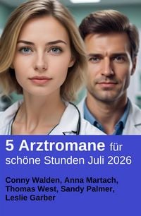 Produktbild: 5 Arztromane f&uuml;r sch&ouml;ne Stunden Juli 2026