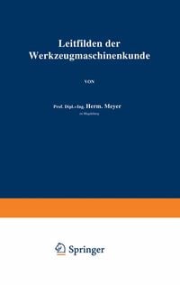 Produktbild: Leitfaden der Werkzeugmaschinenkunde