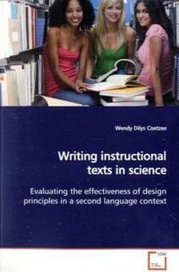 Produktbild: Coetzee, W: Writing instructional texts in science