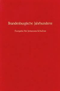 Produktbild: Brandenburgische Jahrhunderte.