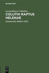Produktbild: Coluthi raptus Helenae