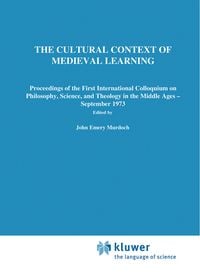Produktbild: The Cultural Context of Medieval Learning