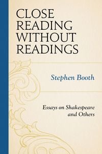 Produktbild: Close Reading without Readings