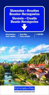Bild vom Artikel Slowenien - Kroatien - Bosnien-Herzegowina 1 : 500 000. Straßenkarte vom Autor 