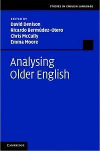 Produktbild: Analysing Older English