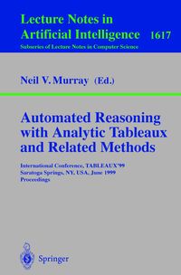 Produktbild: Automated Reasoning with Analytic Tableaux and Related Methods
