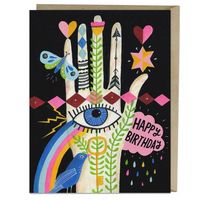 Produktbild: 6-Pack Lisa Congdon for Em & Friends Women Rainbow Hand Card