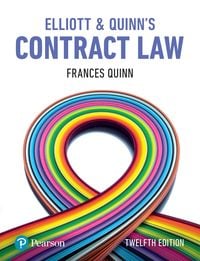 Produktbild: Elliott & Quinn's Contract Law