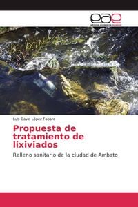 Produktbild: Propuesta de tratamiento de lixiviados