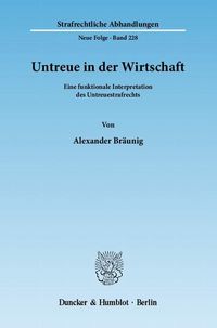 Produktbild: Untreue in der Wirtschaft.