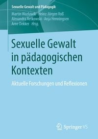 Produktbild: Sexuelle Gewalt in p&auml;dagogischen Kontexten